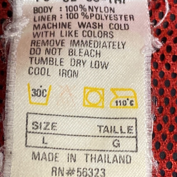 Nike athletic performance 90s jacket blue red embroidered logo, fast shipping - Picture 6 of 16